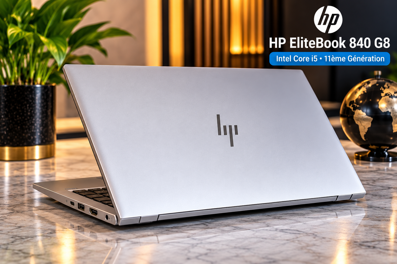 HP EliteBook 840 G8– Intel Core i5 11ème Génération – 8GB RAM DDR4 – 256GB SSD NVMe
